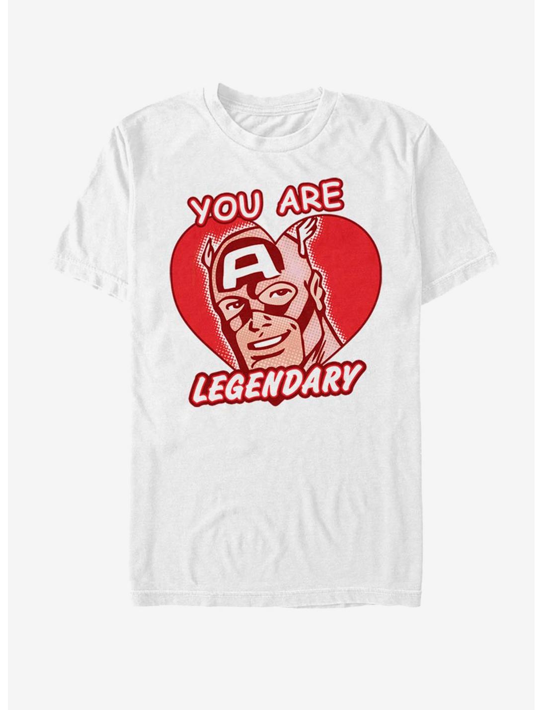 Marvel Captain America Legendary Heart T-Shirt