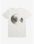 Make A Smile Astronaut Moon White T-Shirt