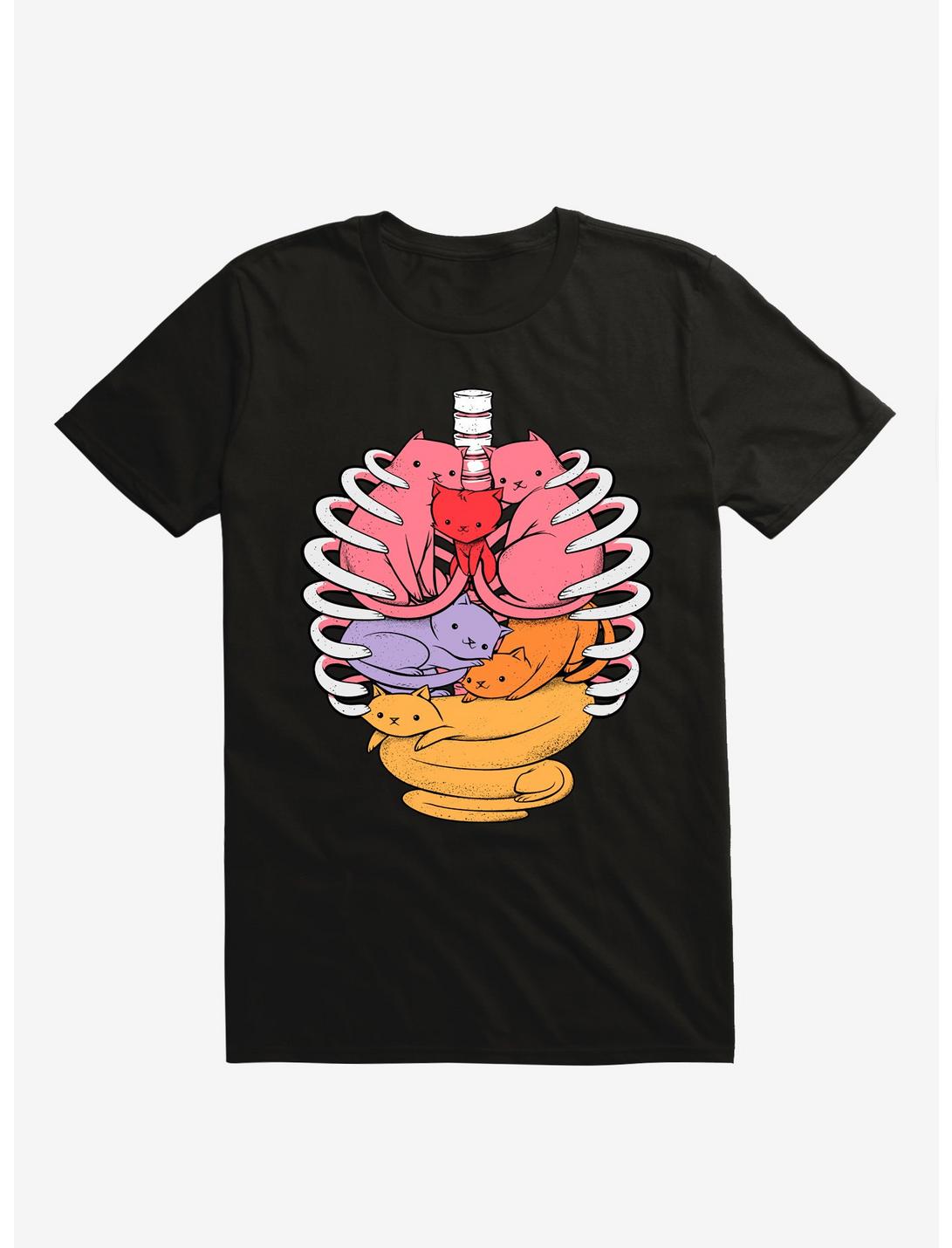 Anatomicat Anatomy Cat Black T-Shirt