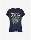 Nintendo The Legend Of Zelda Emblem Cir Girls T-Shirt