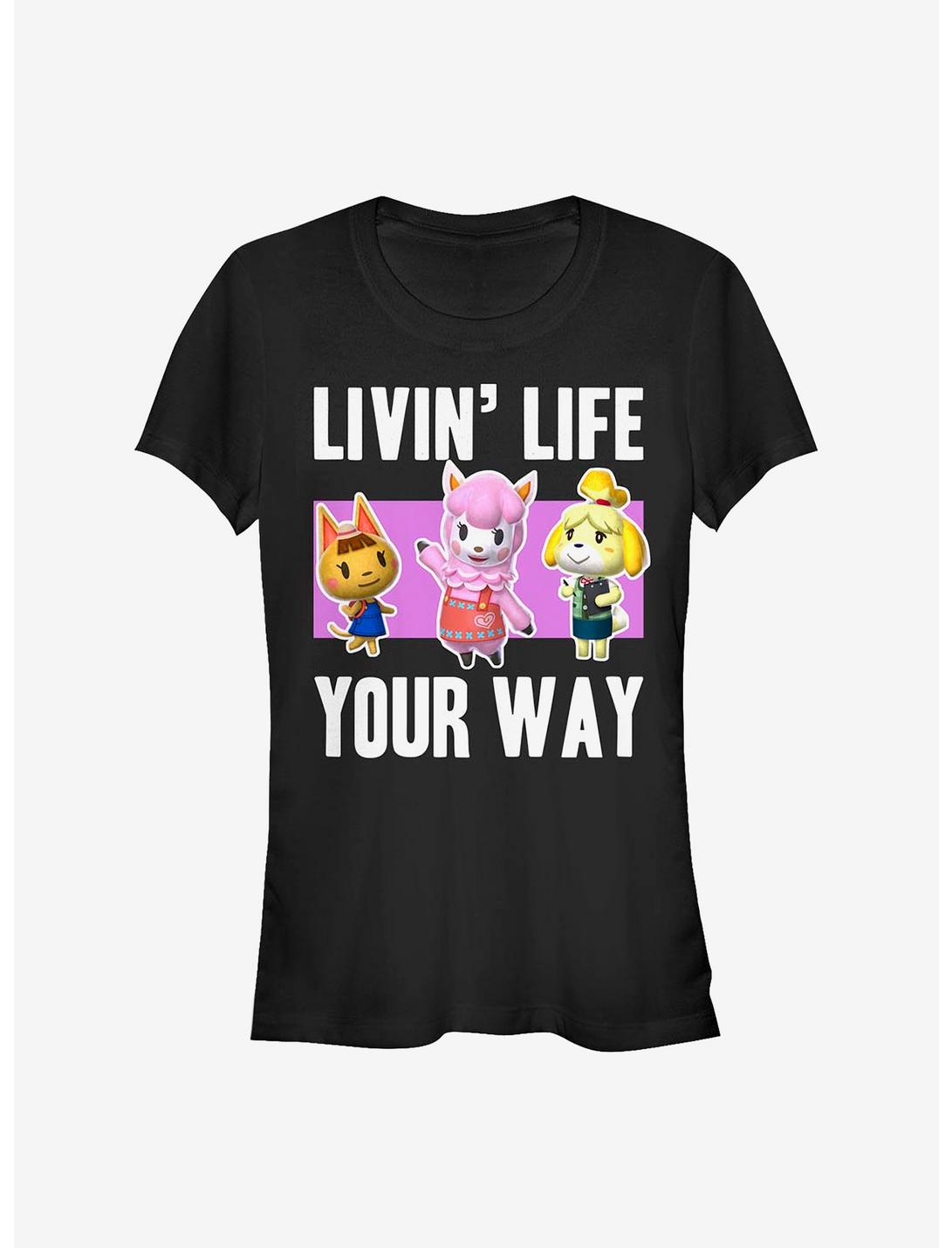 Nintendo Animal Crossing Living Life Girls T-Shirt