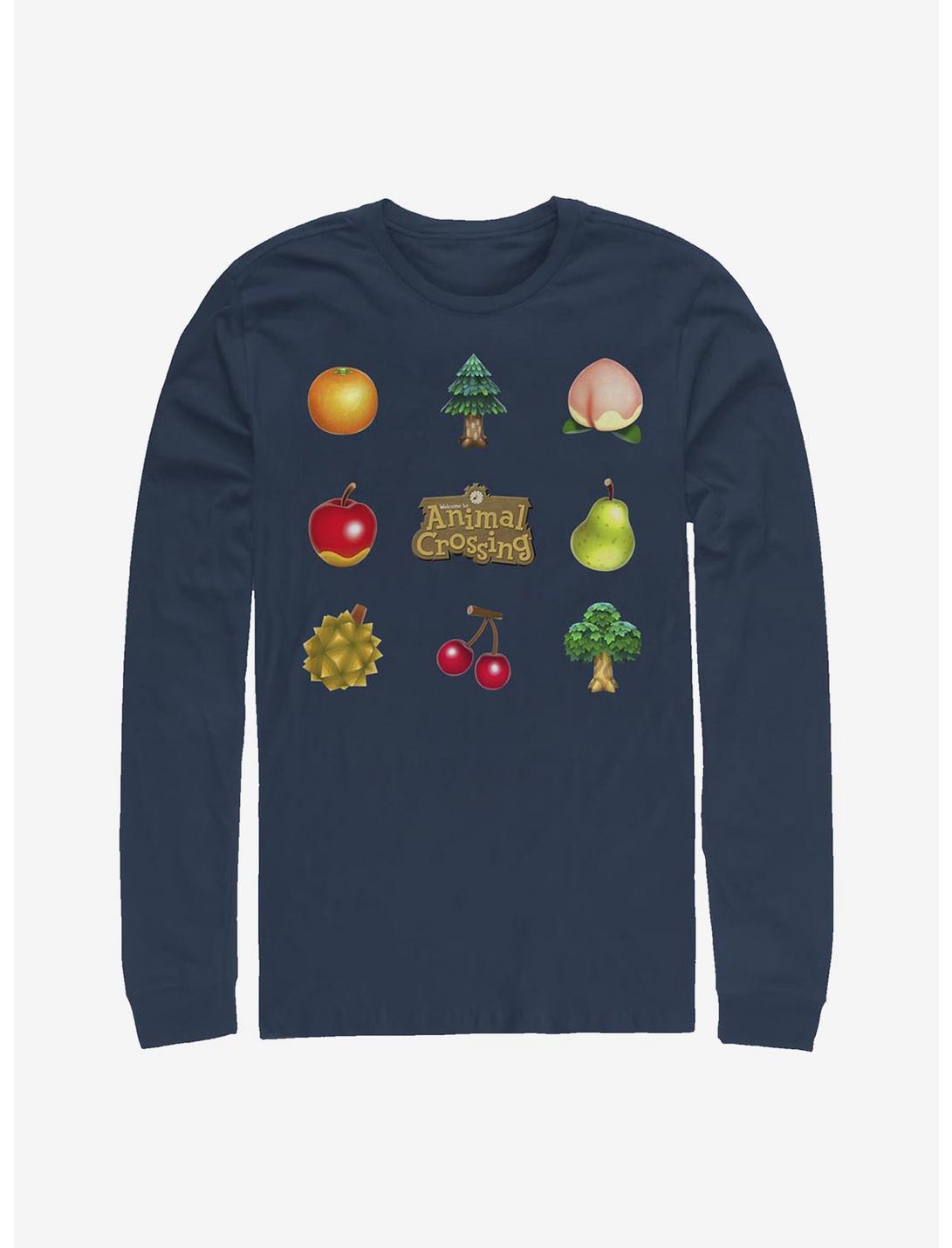 Nintendo Animal Crossing Items Long-Sleeve T-Shirt