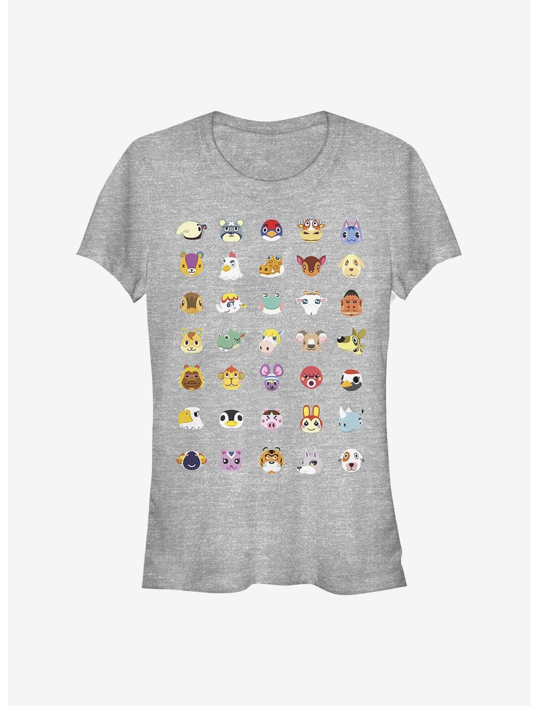 Nintendo Animal Crossing Character Heads Girls T-Shirt