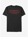 Stranger Things Stranger Neon Logo T-Shirt