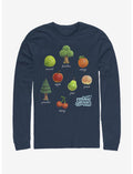 Animal Crossing Fruit and Trees Long-Sleeve T-Shirt