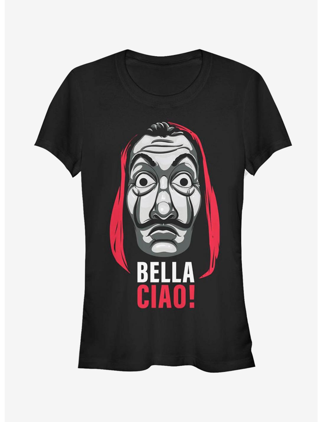 La Casa De Papel Bella Ciao Mask Girls T-Shirt