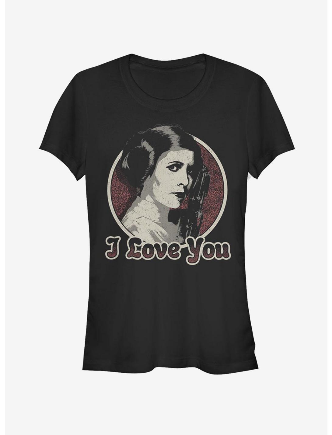 Star Wars Leia Loves Han Girls T-Shirt