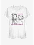 Star Wars New Poster Girls T-Shirt