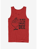 Disney Alice In Wonderland I'm With Tweedle Dee Tank
