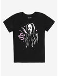 Ghost Face You Like Scary Movies Too? Boyfriend Fit Girls T-Shirt