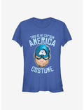 Marvel Captain America Captain America Costume Girls T-Shirt