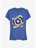 Marvel Captain America Sentinel Shield Girls T-Shirt