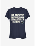 Marvel Fantastic Four Fantastic Stack Girls T-Shirt