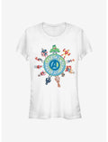 Marvel Avengers Planet Heroes Girls T-Shirt