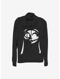 Disney The Nightmare Before Christmas His Sally Cowlneck Long-Sleeve Girls Top
