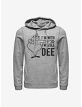 Disney Alice In Wonderland I'm With Tweedle Dee Hoodie