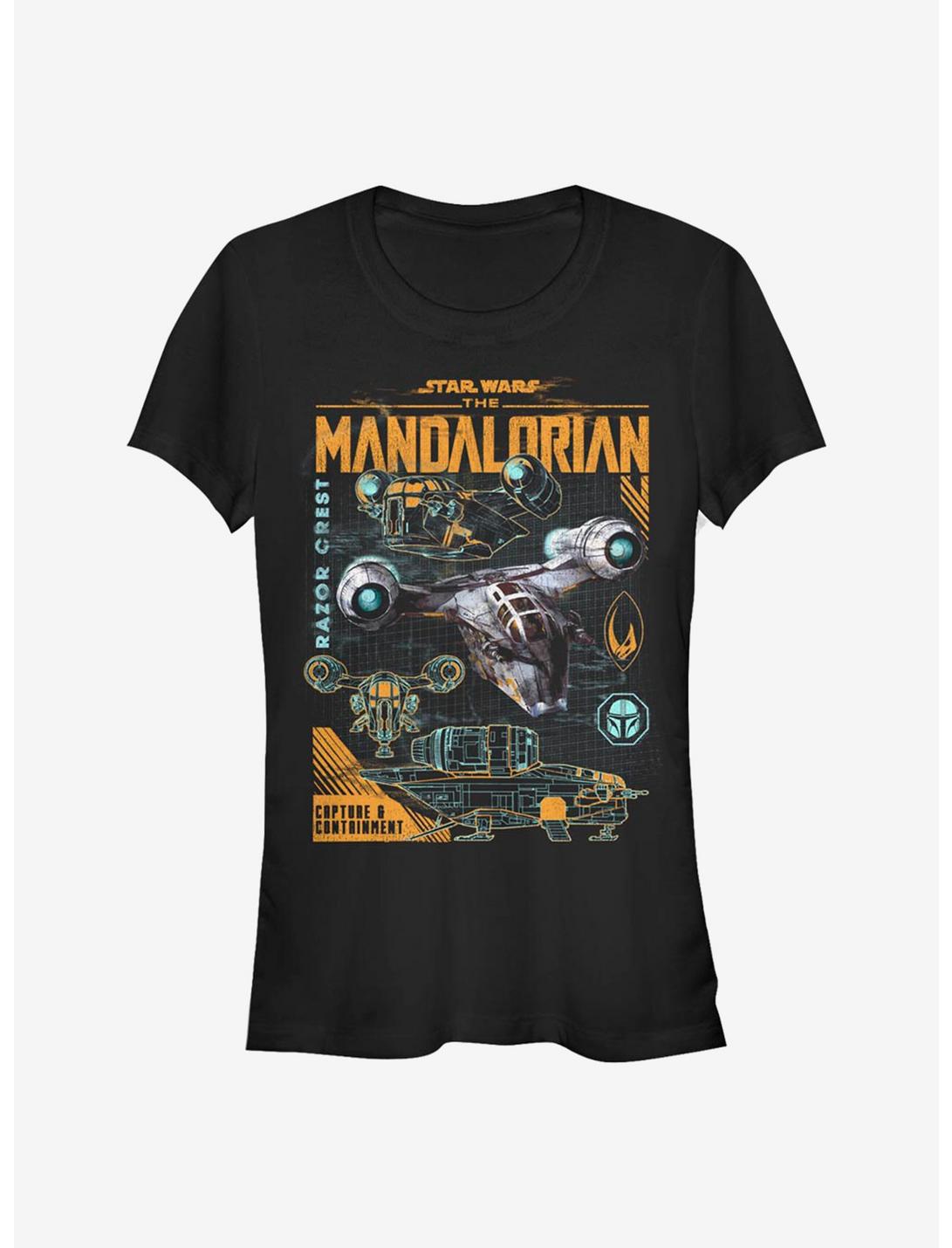 Star Wars The Mandalorian Razor Crest Girls T-Shirt