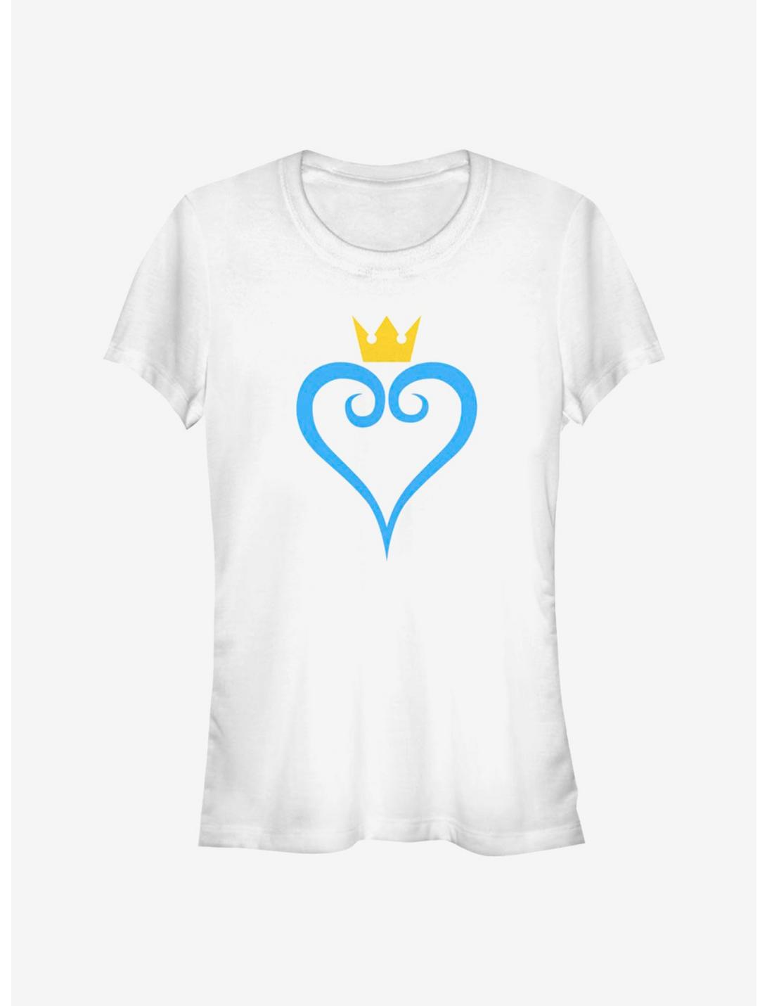 Disney Kingdom Hearts Heart And Crown Girls T-Shirt