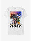 Disney Kingdom Hearts Group Checkers T-Shirt