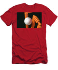 15 Cricket Ball Hitting Wickets Allan Swart T-Shirt