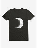Slide Moon Space Show Black T-Shirt
