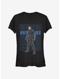 Marvel The Falcon And The Winter Soldier Winter Soldier Repeating Girls T-Shirt