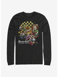 Super Mario Checkered Kart Long-Sleeve T-Shirt