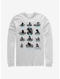 Super Mario Kart Silhouettes Long-Sleeve T-Shirt