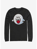 Super Mario Boo Face Long-Sleeve T-Shirt