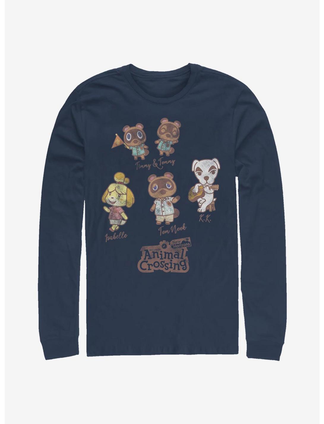 Animal Crossing Character Textbook Long-Sleeve T-Shirt