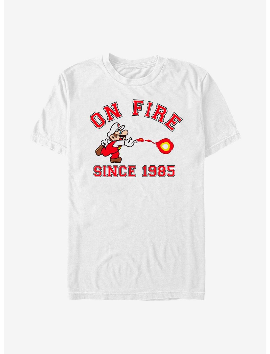 Super Mario On Fire T-Shirt