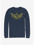 The Legend Of Zelda Camo Crest Long-Sleeve T-Shirt