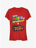 Super Mario 3D Bowsers Fury Logo Girls T-Shirt
