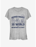 Super Mario 3D World Collegiate Girls T-Shirt