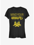 Super Mario Mind Your Nanners Girls T-Shirt