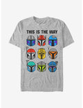 Star Wars The Mandalorian Bountiful Helmets T-Shirt