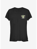 Star Wars The Mandalorian The Child Cartoon Badge Girls T-Shirt