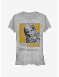 Star Wars Poster In Wookie Girls T-Shirt