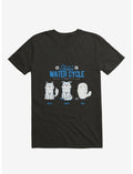 The States Of The Water Cycle Cat T-Shirt