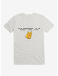 It's Dangerous To Go Alone, Take This! Cat White T-Shirt