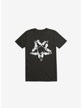 Where The Cats Go At Night Black T-Shirt