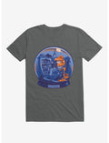 I Love Books And Cats Charcoal Grey T-Shirt