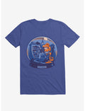 I Love Books And Cats Royal Blue T-Shirt