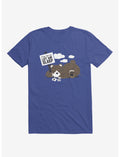 If You Love Me Let Me Sleep II Bear Royal Blue T-Shirt