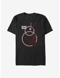 Star Wars: The Force Awakens Linear BB-8 T-Shirt