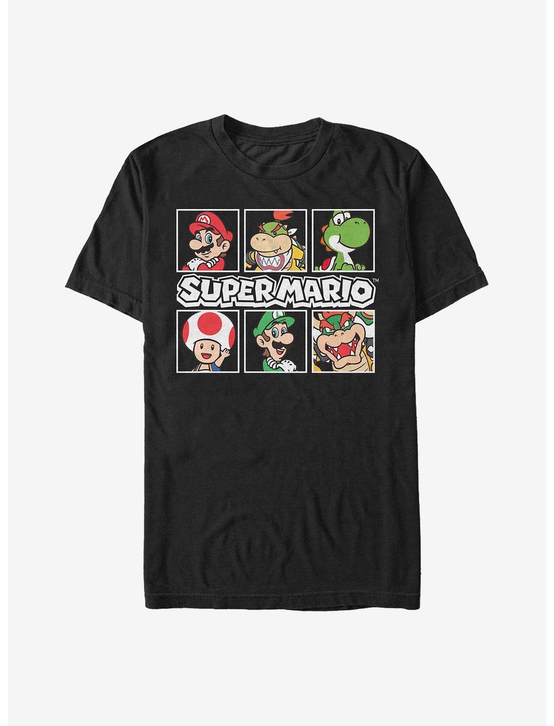 Nintendo Mario Simple Logos T-Shirt