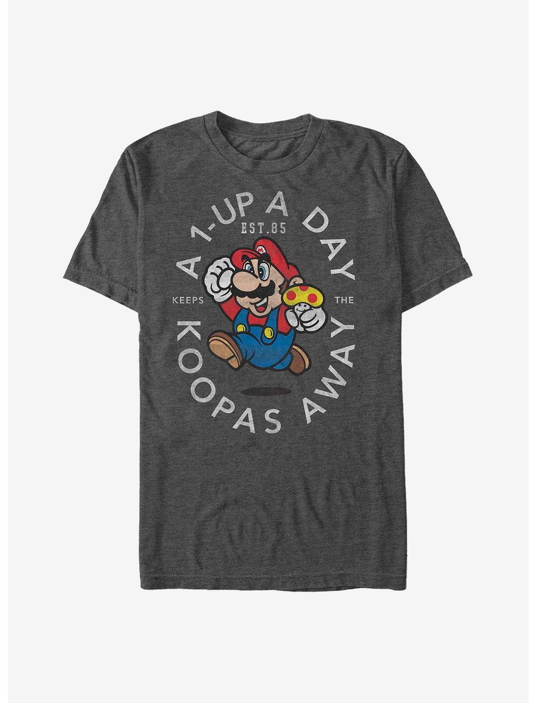 Nintendo Mario A 1-Up A Day T-Shirt