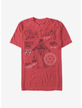 Star Wars Line Vader T-Shirt