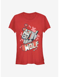 Minecraft Wolf Hero Girls T-Shirt