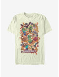 Minecraft Fun Arrow Composition Featuring Chicken Jockey T-Shirt